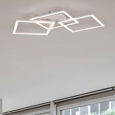 Fehér fém plafon lámpa, Margaux, 31 W, 4000 K LED