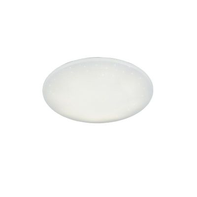 Fehér műanyag plafon lámpa, Naiser, 32 W, RGBW LED