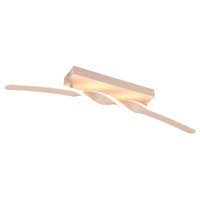 Barna fém mennyezeti lámpa, Quirinus, 18 W, 4000 K LED
