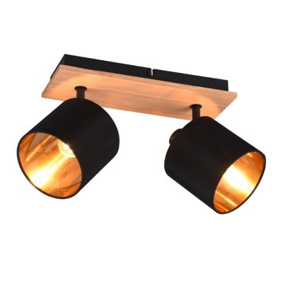 Barna fa mennyezeti spot lámpa, Koge