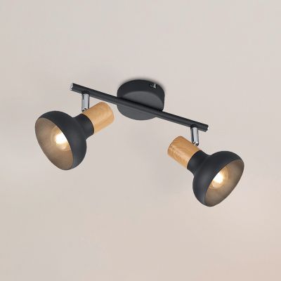 Fekete fém mennyezeti spot lámpa, Toos