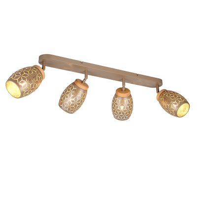 Barna fém mennyezeti spot lámpa, Delana