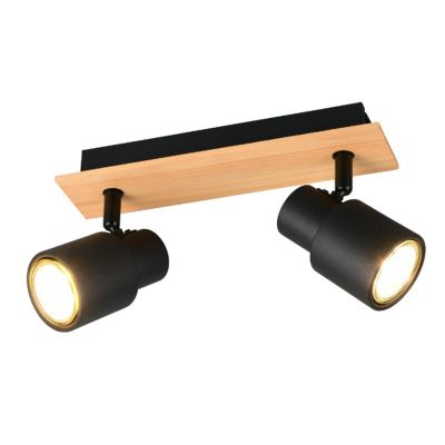 Fekete fém mennyezeti spot lámpa, Rajeev