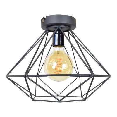 Modern mennyezeti lámpa fekete, Merlon