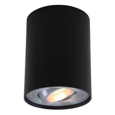 Retro felületre szerelt spotlámpa fekete, Snertinge