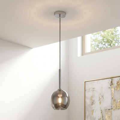 Design függőlámpa króm, Gwendolynn