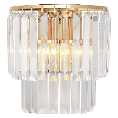 Design fali lámpa arany, Kajol